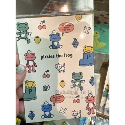 pickles the frog青蛙明信片(VIP下標限定請勿自行下單)