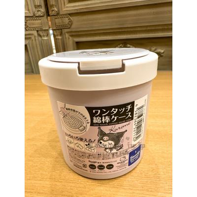 Daiso X Sanrio一鍵彈蓋綿棒收納盒 現貨