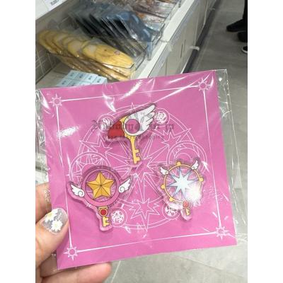 韓國庫洛魔法使期間限定展3入壓克力磁鐵組(VIP下標限定請勿自行下單)