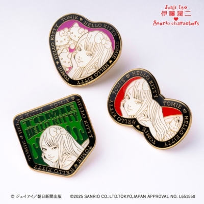 伊藤潤二 x Sanrio聯名造型別針(VIP下標限定請勿自行下單)