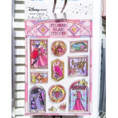 迪士尼商店彩繪玻璃風貼紙(VIP下標限定請勿自行下單)